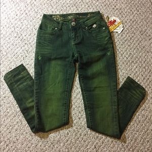 Apple Bottoms Green Jeans